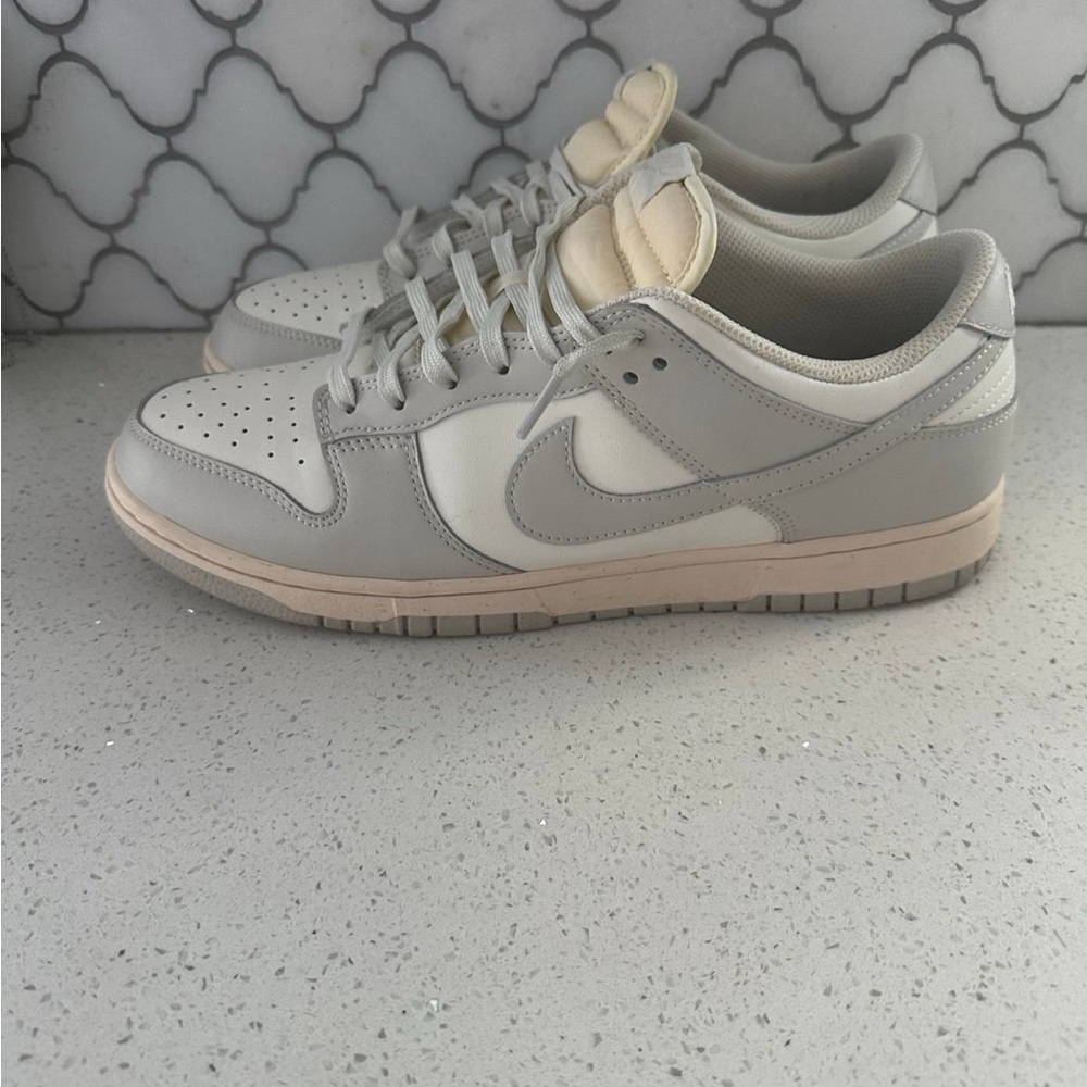 Nike Dunk Low Light Bone Womens Size 12.5/ Mens Size 10.5